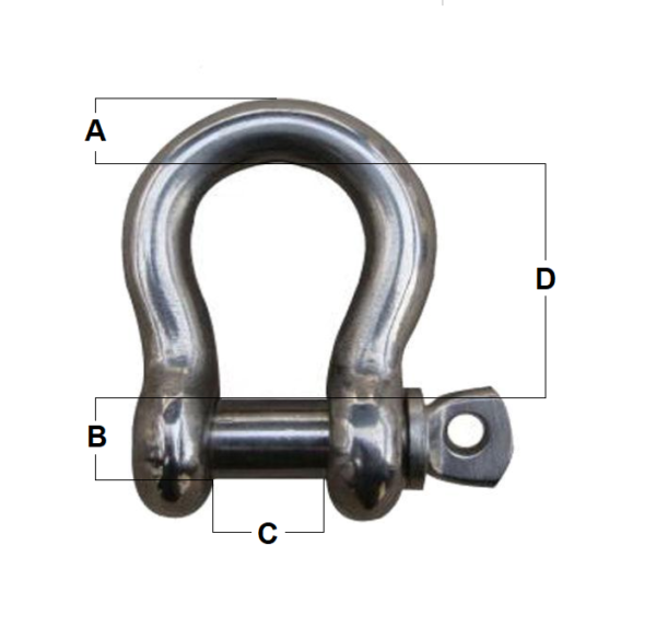 US Type Bow Shackle